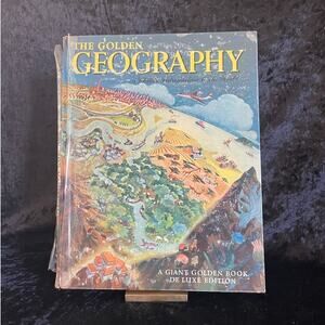 The Golden Geography | 1952 | Vintage Children's Science Book